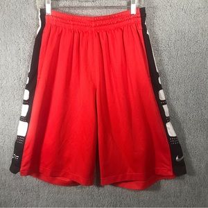 Nike Dri-fit Men's Basketball Shorts Red Size L